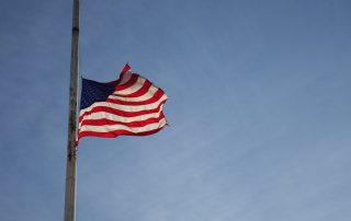 Flag at half-mast