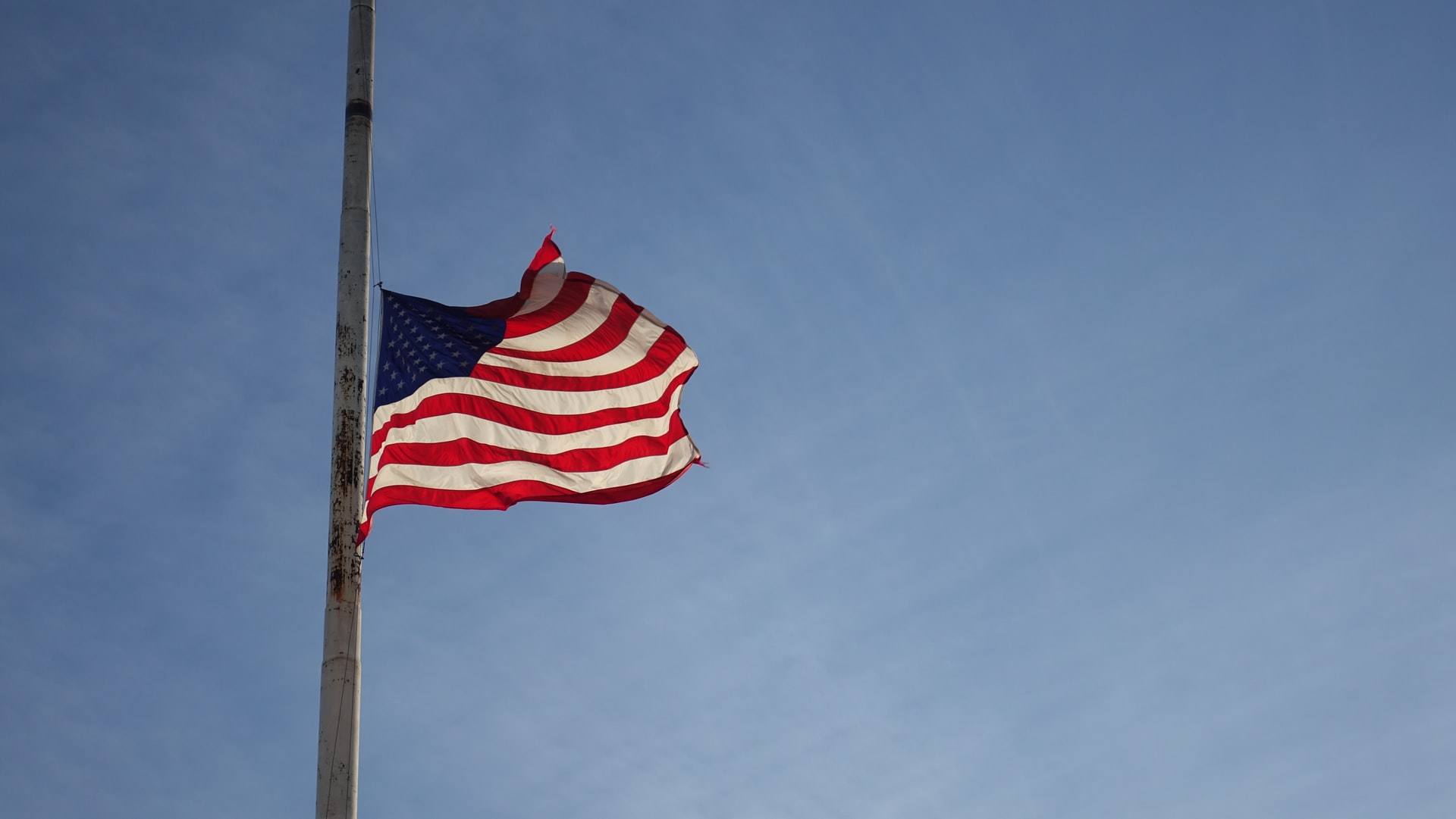 Flag at half-mast