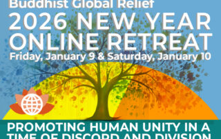 Buddhist Global Relief 2026 Online Retreat Poster